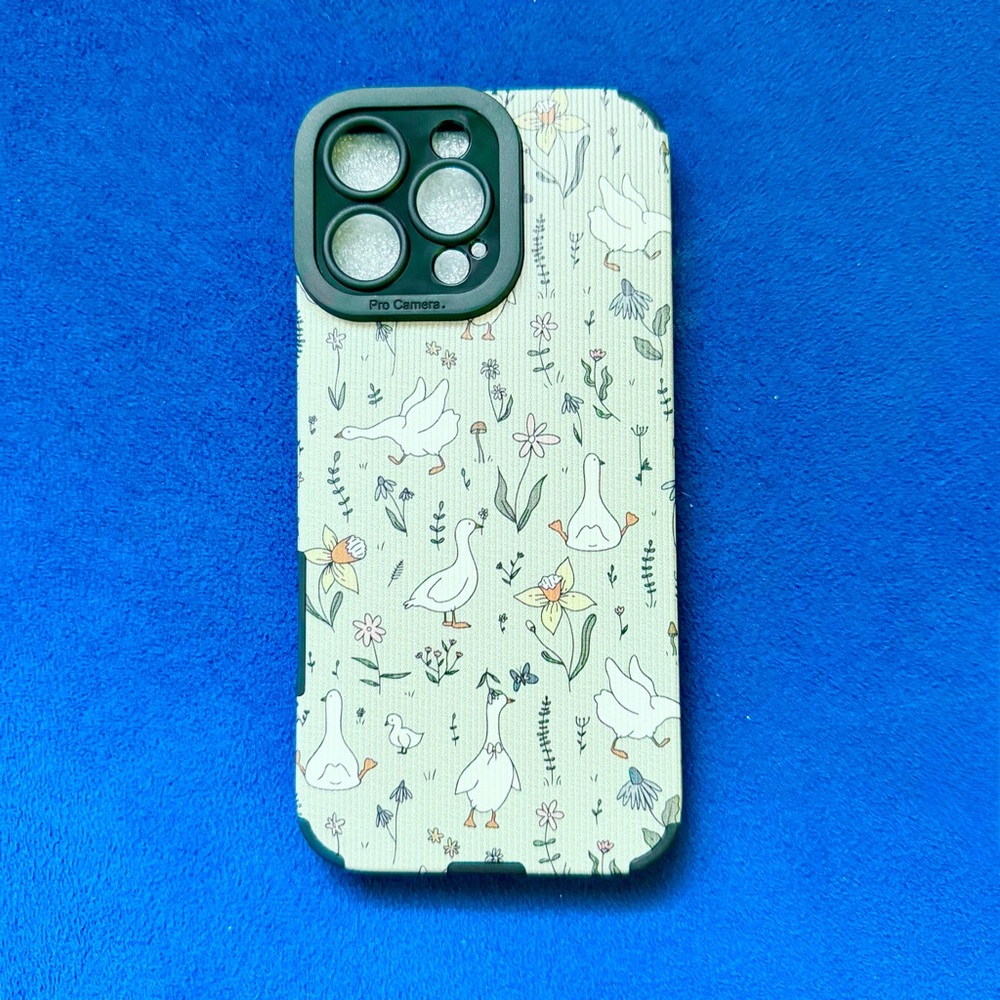 iPhone 16 Pro Max Silly Goose Pattern Phone Case - Protective Designer Style